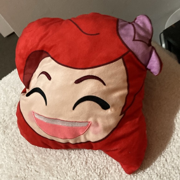 Emoji little mermaid pillow euc - Picture 2 of 5